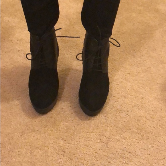 Jennifer Lopez 5” Stiletto Suede Knee High Boots - Picture 4 of 8